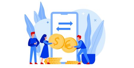 Як увайсці і ўнесці грошы ў Deriv