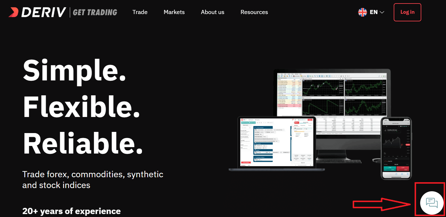 Ungaxhumana kanjani ne-Deriv Support