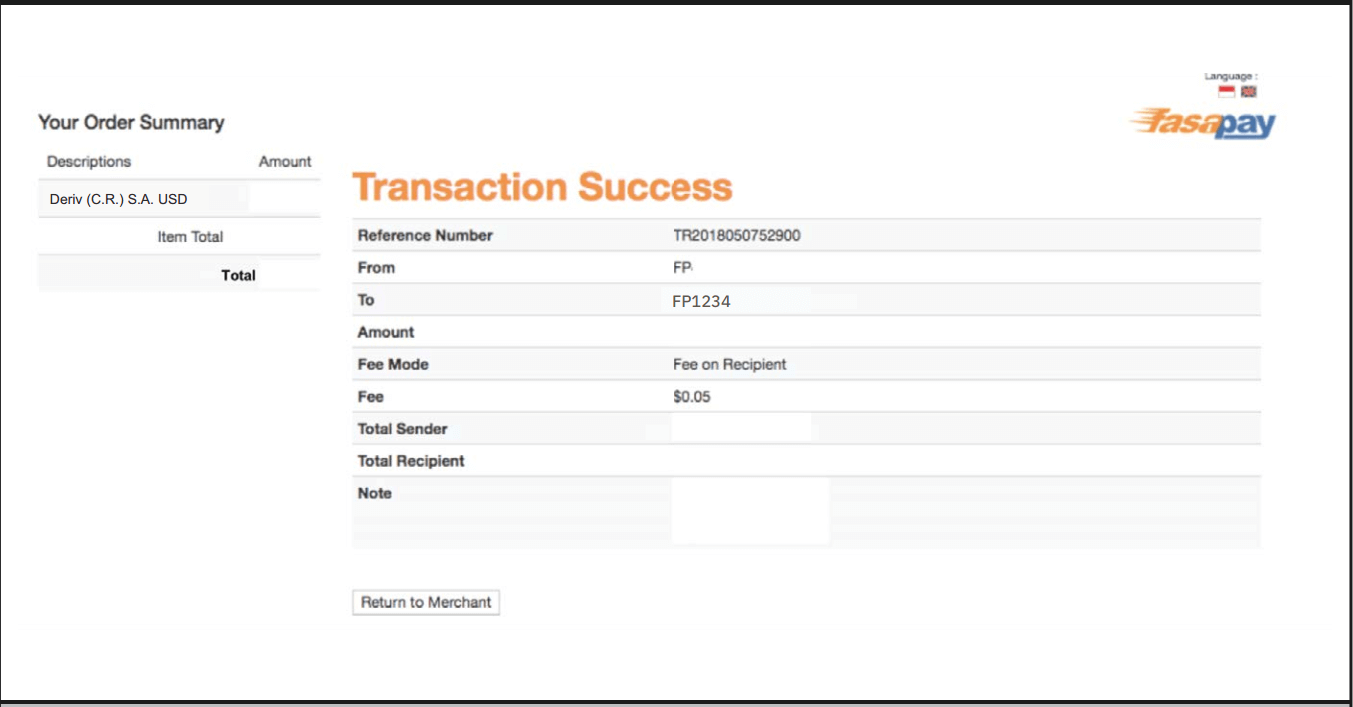 Deriv میں لاگ ان اور رقم جمع کرنے کا طریقہ