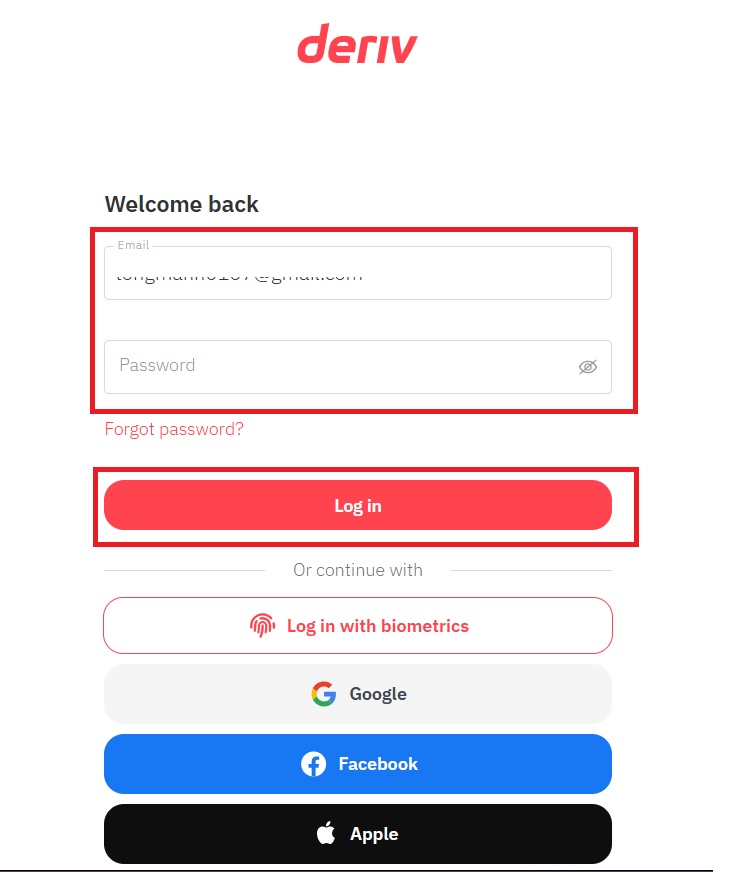 Como fazer login no Deriv em 2026: guia passo a passo, problemas comuns de login e soluções Como fazer login no Deriv em 2026: guia passo a passo, problemas comuns de login e soluções