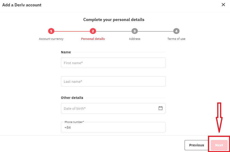 How to Open a Trading Account in Deriv