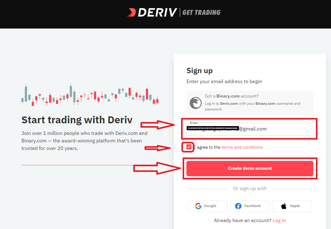 تسجيل وتداول المضاعفات على Deriv: خطوة بخطوة